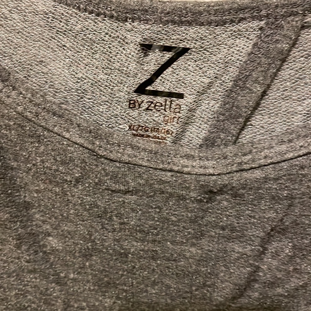 Open Back Grey Top - Picture 3 of 3